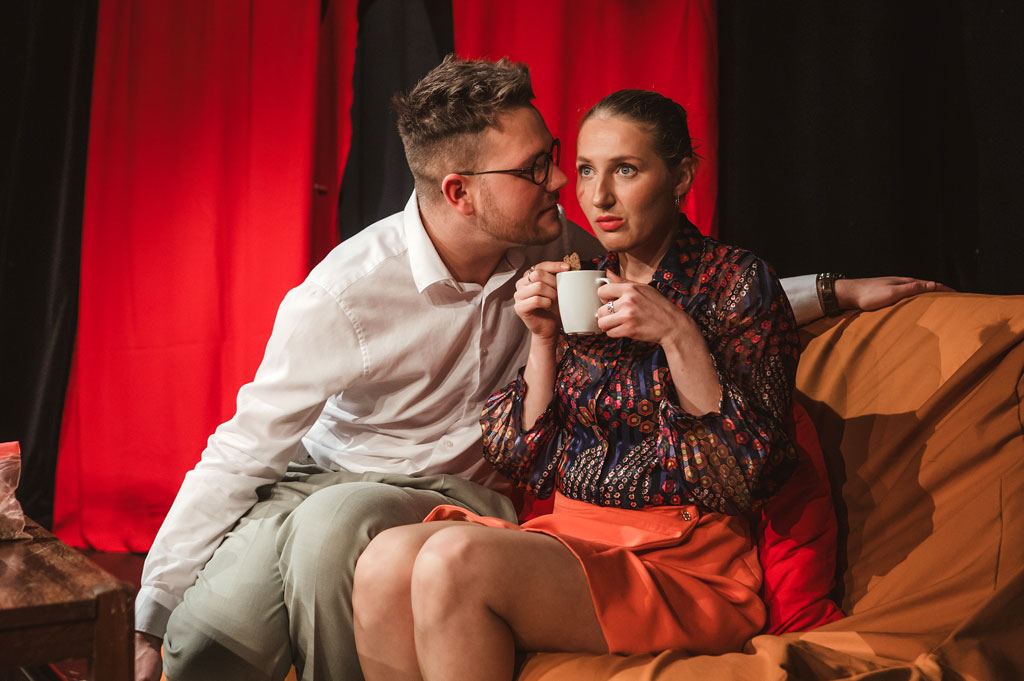 Laura a Patrik během komorní scény